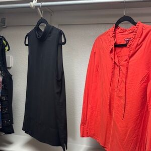 Bobeau Black Sleeveless Blouse